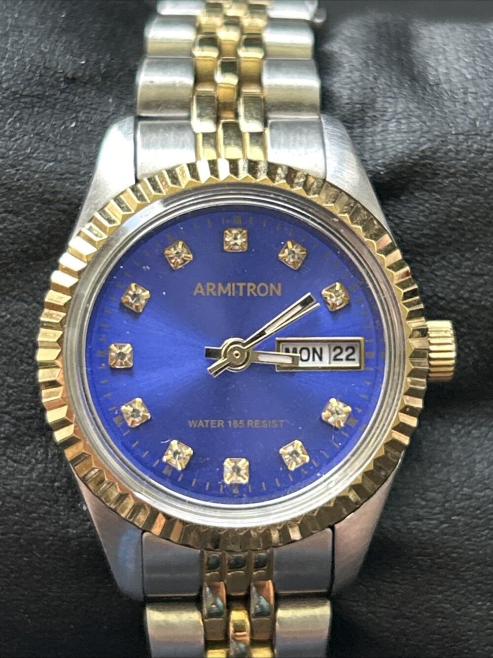 Armitron Two Tone Blue Dial Women’s Quartz Watch